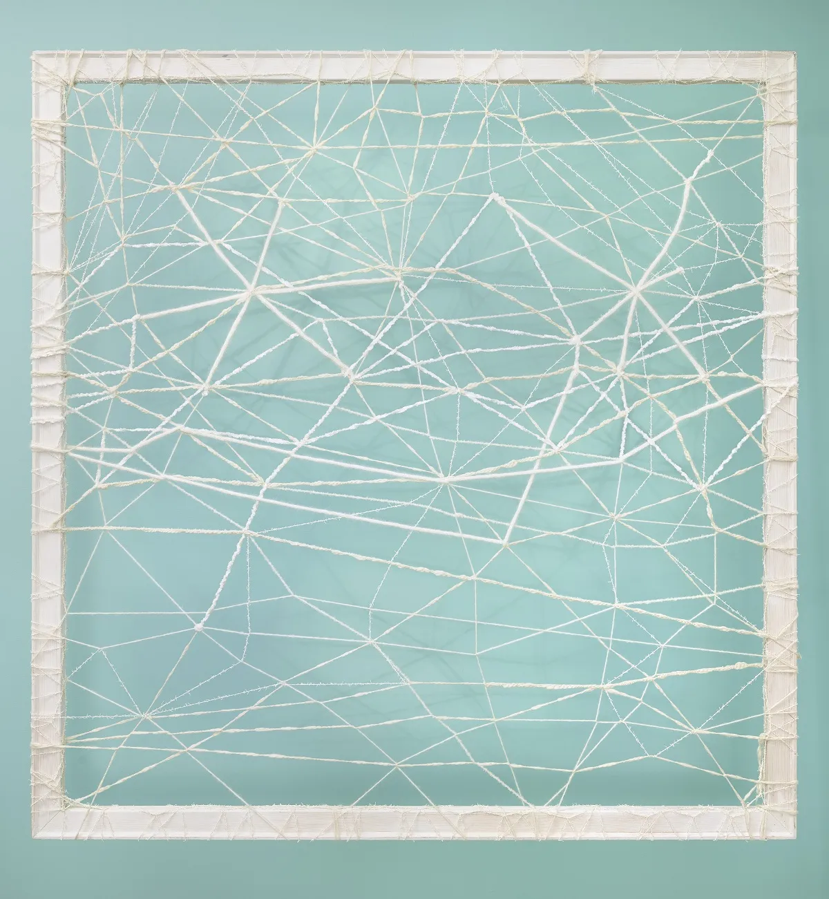 2019. 60” x 60”. Natural wool and other fibers