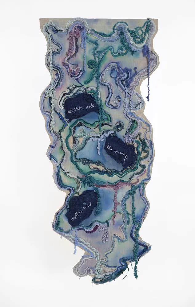 “Blue Immensity“ 2022. 5' x 25".