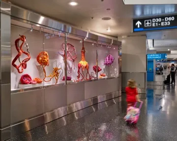 Miami Airport exhibition display 3