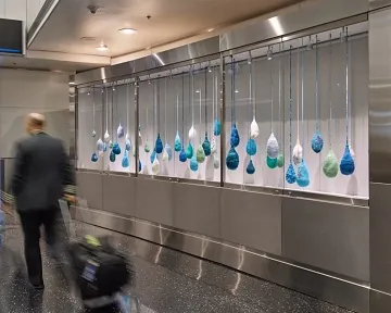 Miami Airport exhibition display 2