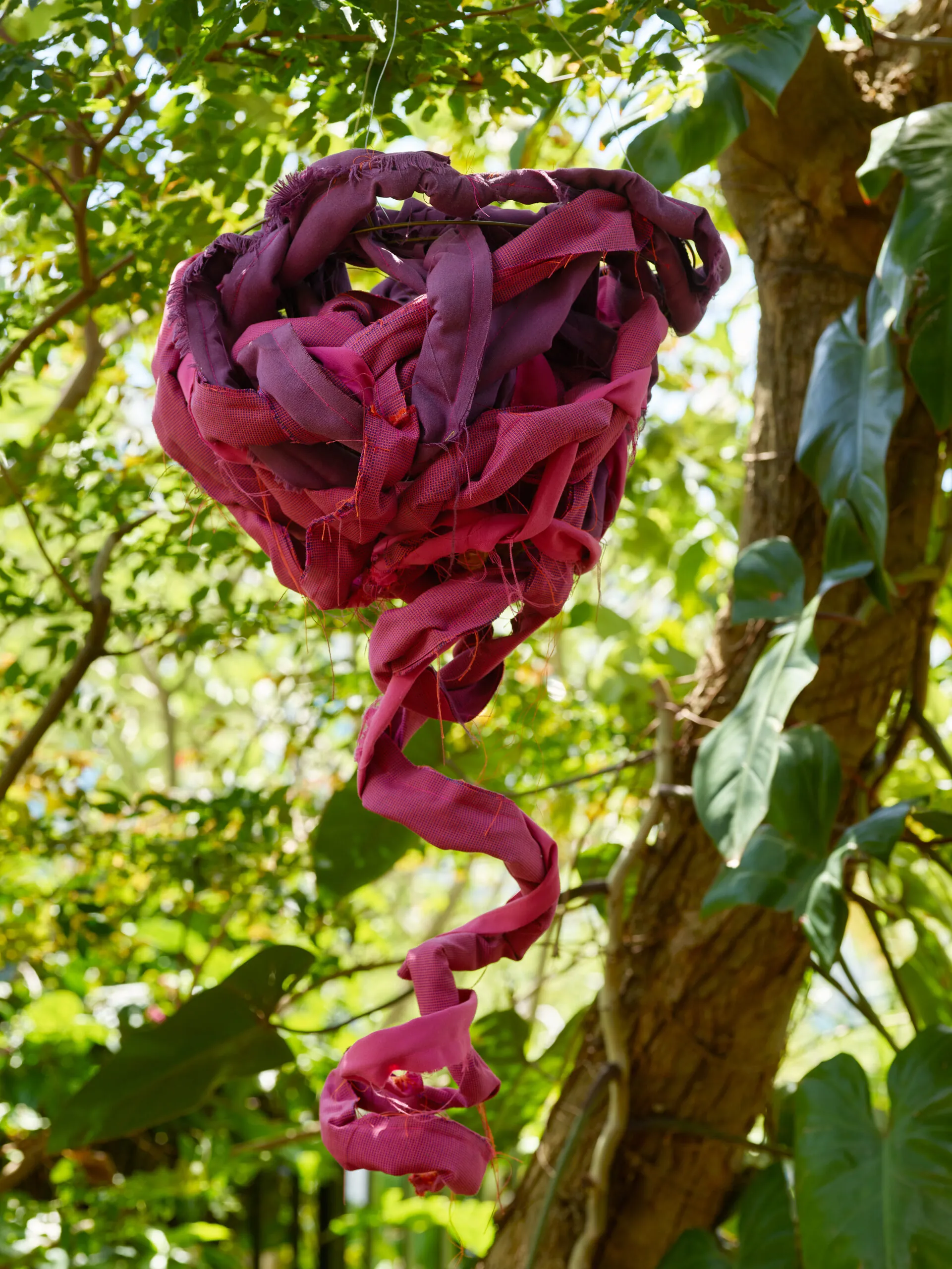 Outdoor Nesting Installation. 2022. 3' x 22" x 16"