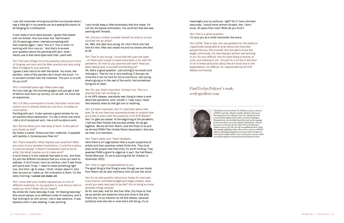 Magazine panel page 3