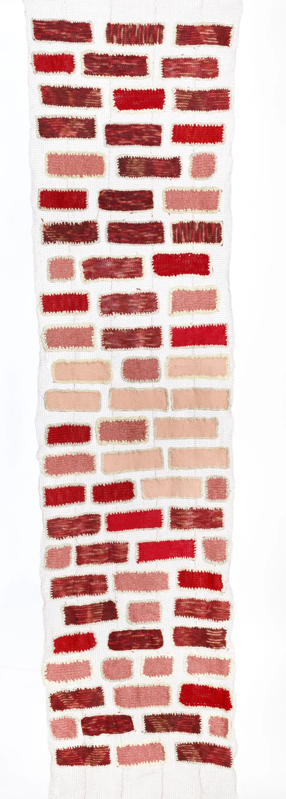 "Walking through brick walls" 2019. 1 of 3 panels. 7' x 30"